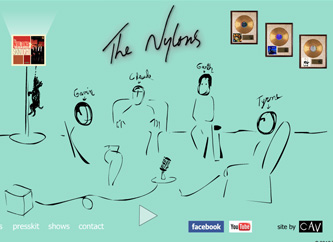 Flash Micro-site for TheNylons.com